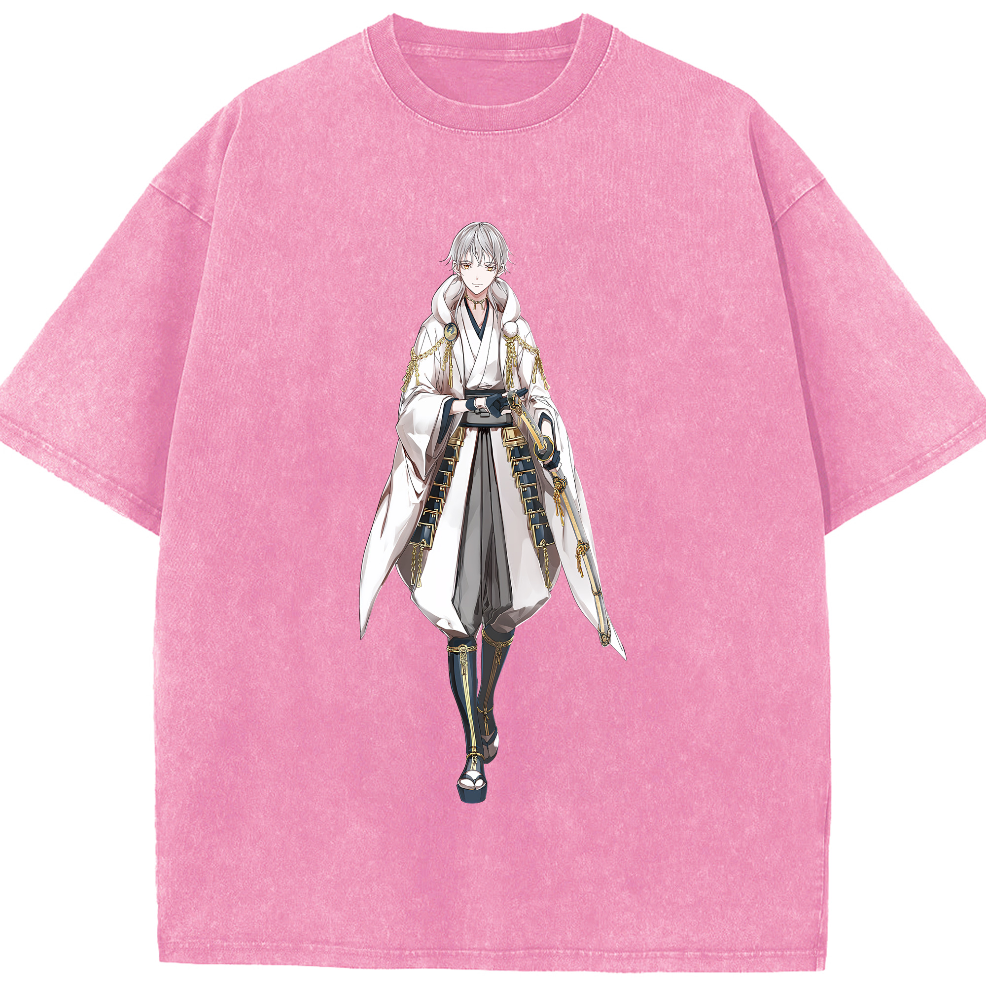 （画像用） 刀剣乱舞 Touken Ranbu 綿100% ヴィンテージ風 半袖Tシャツ（フロントプリント）
